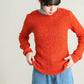 design boucle knit (orange) *JP