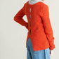 design boucle knit (orange) *JP