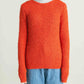 design boucle knit (orange) *JP