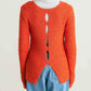 design boucle knit (orange) *JP