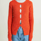 design boucle knit (orange) *JP