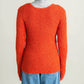 design boucle knit (orange) *JP