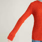 design boucle knit (orange) *JP