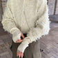 2way fringe cardigan (ivory) *JP