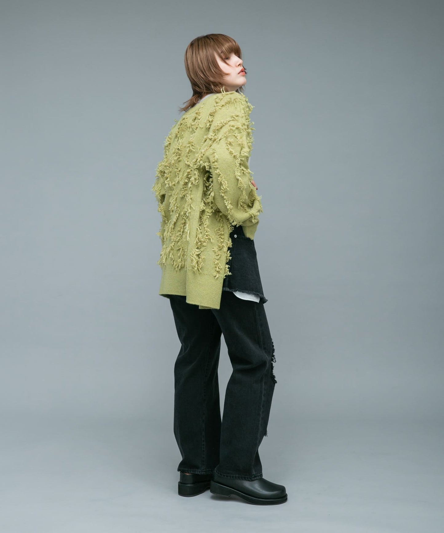 soso cardigan (green tea) *JP