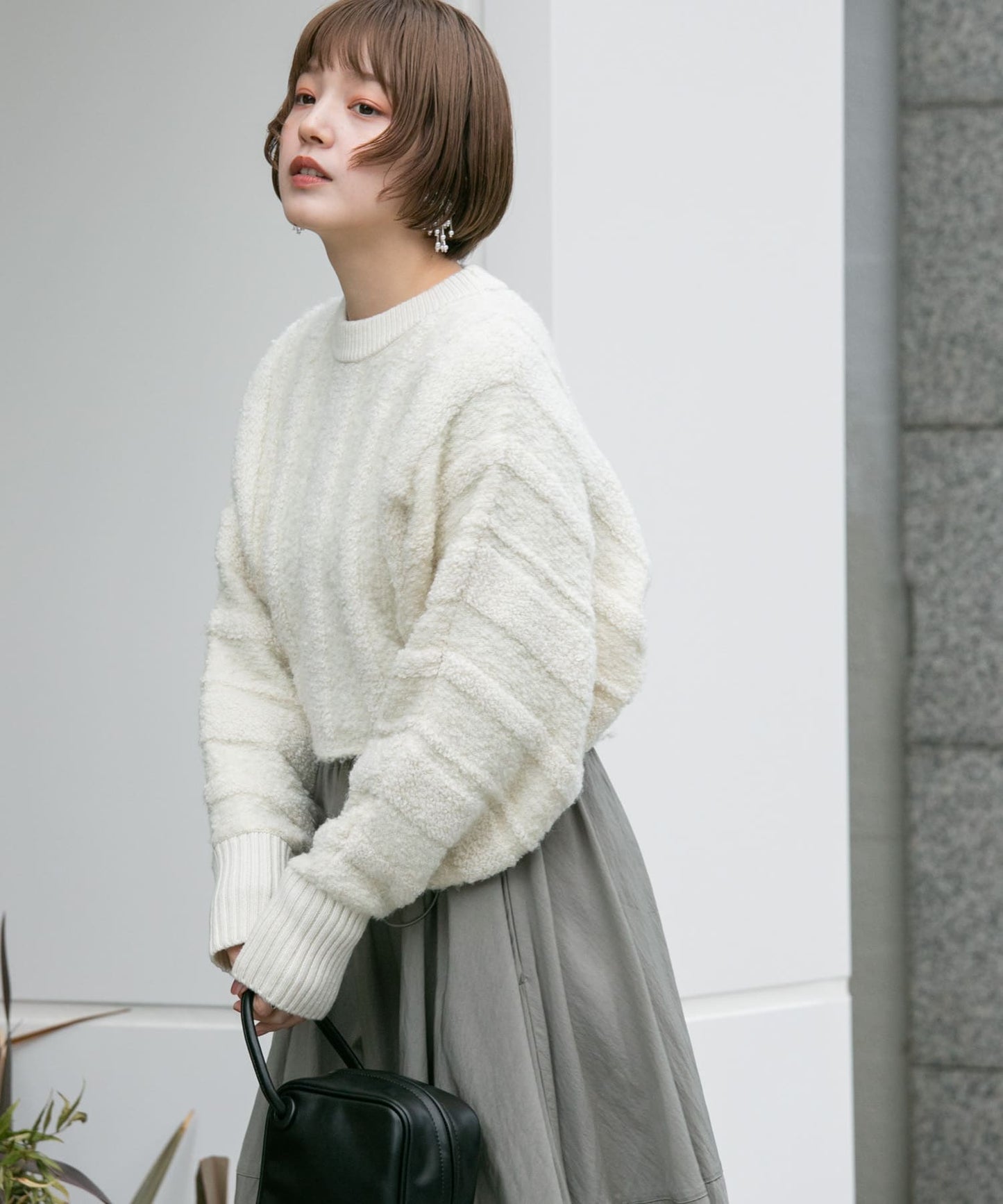 jacquard knit (white) *JP