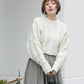 jacquard knit (white) *JP