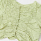 2way shirring blouse (green) *JP