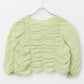 2way shirring blouse (green) *JP