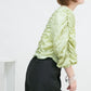 2way shirring blouse (green) *JP