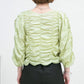 2way shirring blouse (green) *JP