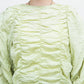 2way shirring blouse (green) *JP