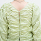 2way shirring blouse (green) *JP