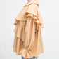 wide ruffle collar blouse (apricot) *JP