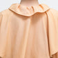 wide ruffle collar blouse (apricot) *JP