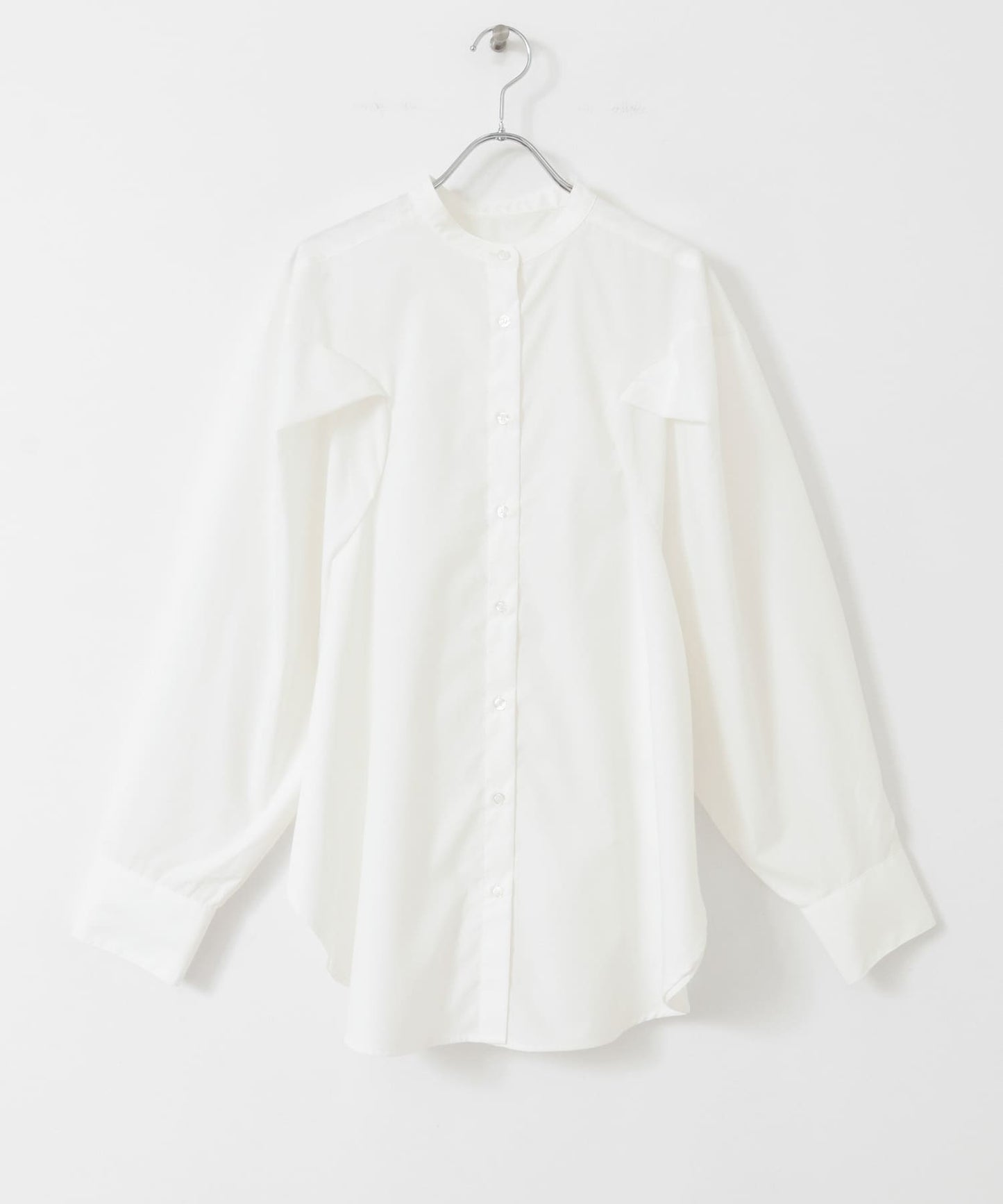 frill shirt set (ivory) *JP