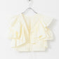 multi-way ruffle blouse (white) *JP