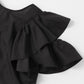 multi-way ruffle blouse (black) *JP