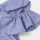 multi-way ruffle blouse (lilac blue) *JP