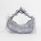 frilled tulle bag (grey) *JP