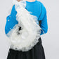 frilled tulle bag (ivory) *JP