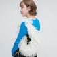 frilled tulle bag (ivory) *JP