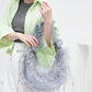 frilled tulle bag (grey) *JP