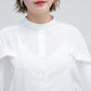 frill shirt set (ivory) *JP