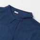 sleeveless polo knit (blue) *JP