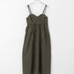 switching maxi cami dress (khakimix) *JP