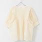 sheer boucle blouse (ivory) *JP