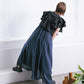 multi-way ruffle blouse (black) *JP