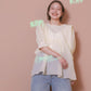 sheer boucle blouse (ivory) *JP