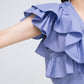 multi-way ruffle blouse (lilac blue) *JP