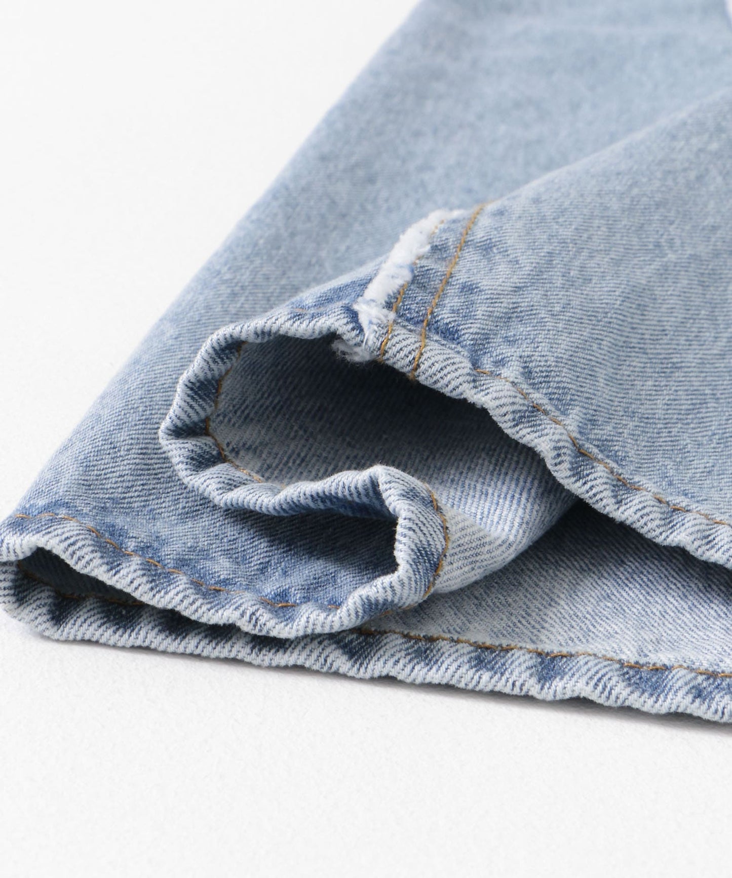 cut-off wide denim (light blue) *JP