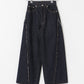 cut-off wide denim (indigo) *JP