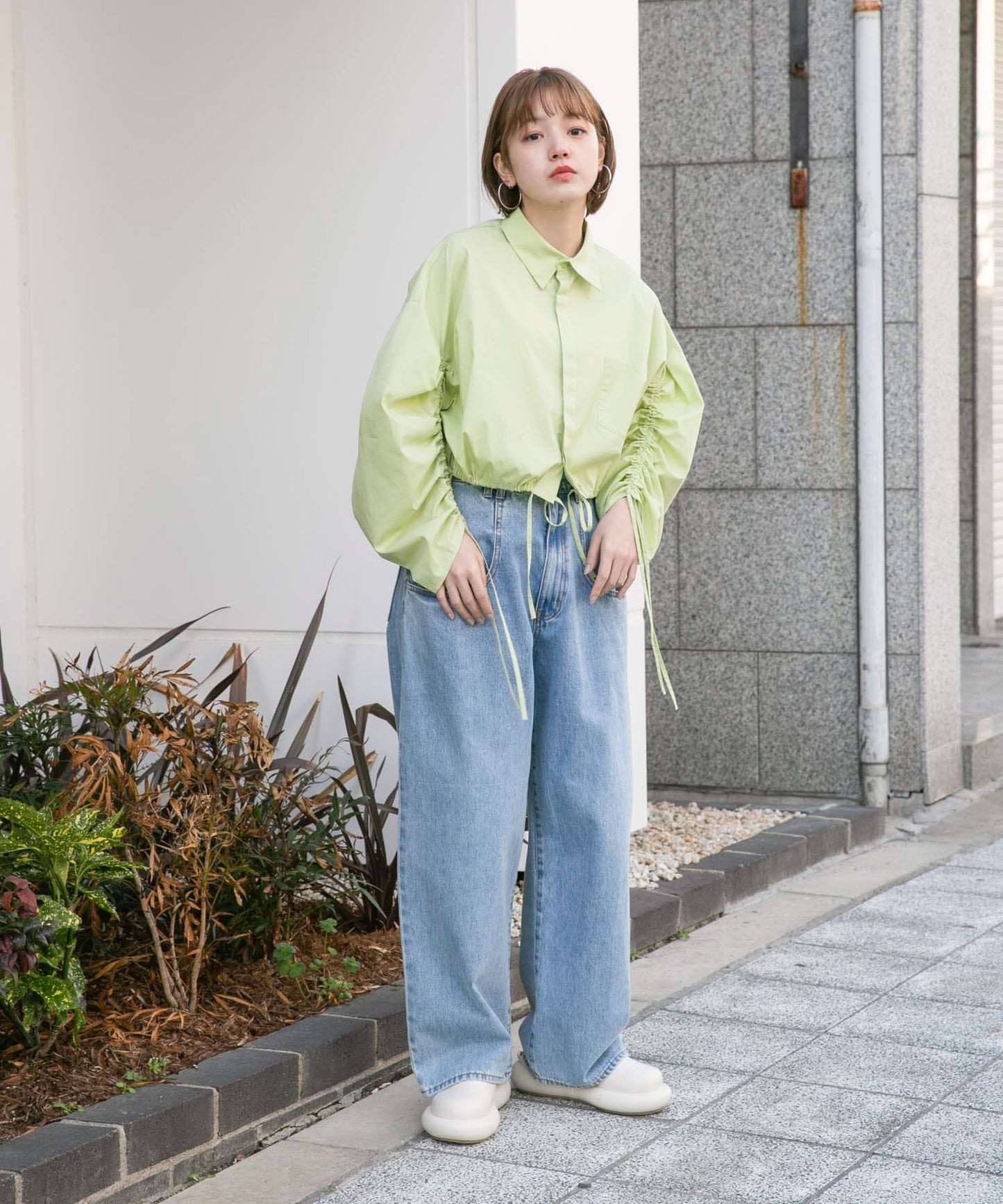 BIG pocket jeans (light blue) *JP