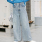 cut-off wide denim (light blue) *JP