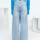 cut-off wide denim (light blue) *JP