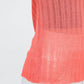 rib sheer top (orange) *JP