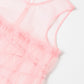 ruched tulle tank top (flamingo) *JP