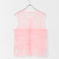 ruched tulle tank top (flamingo) *JP