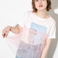 ruched tulle tank top (flamingo) *JP