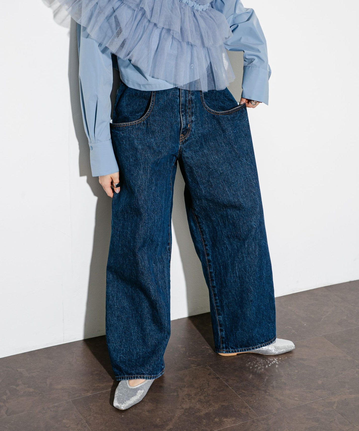 BIG pocket jeans (indigo) *JP