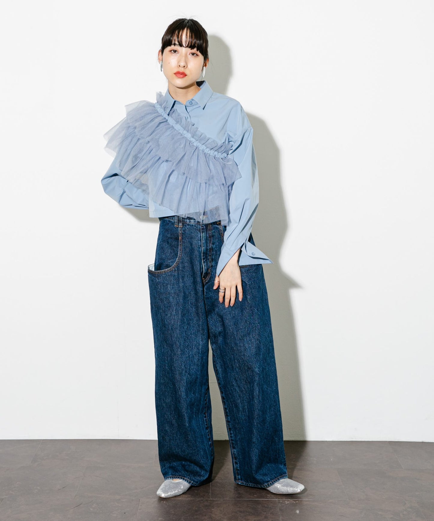 BIG pocket jeans (indigo) *JP