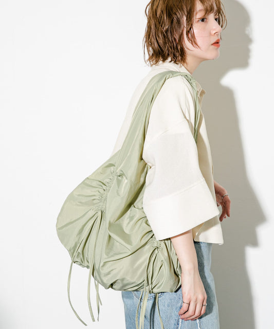 design balloon bag (khaki) *JP