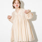 volume gathered mini dress (beige) *JP