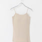 strap cami with cups (light beige) *JP