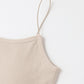 strap cami with cups (light beige) *JP