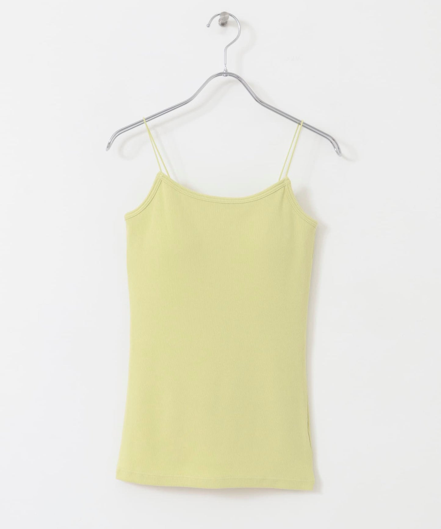 strap cami with cups (yellow green) *JP